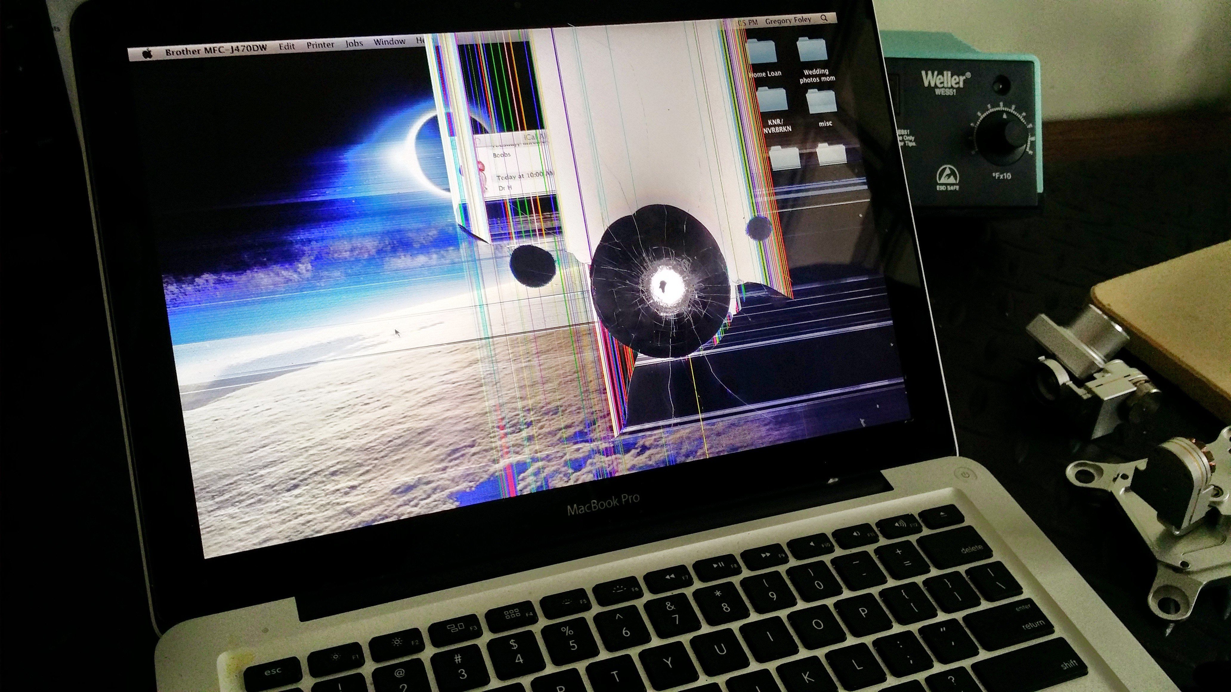 my mac desktop screen is black
