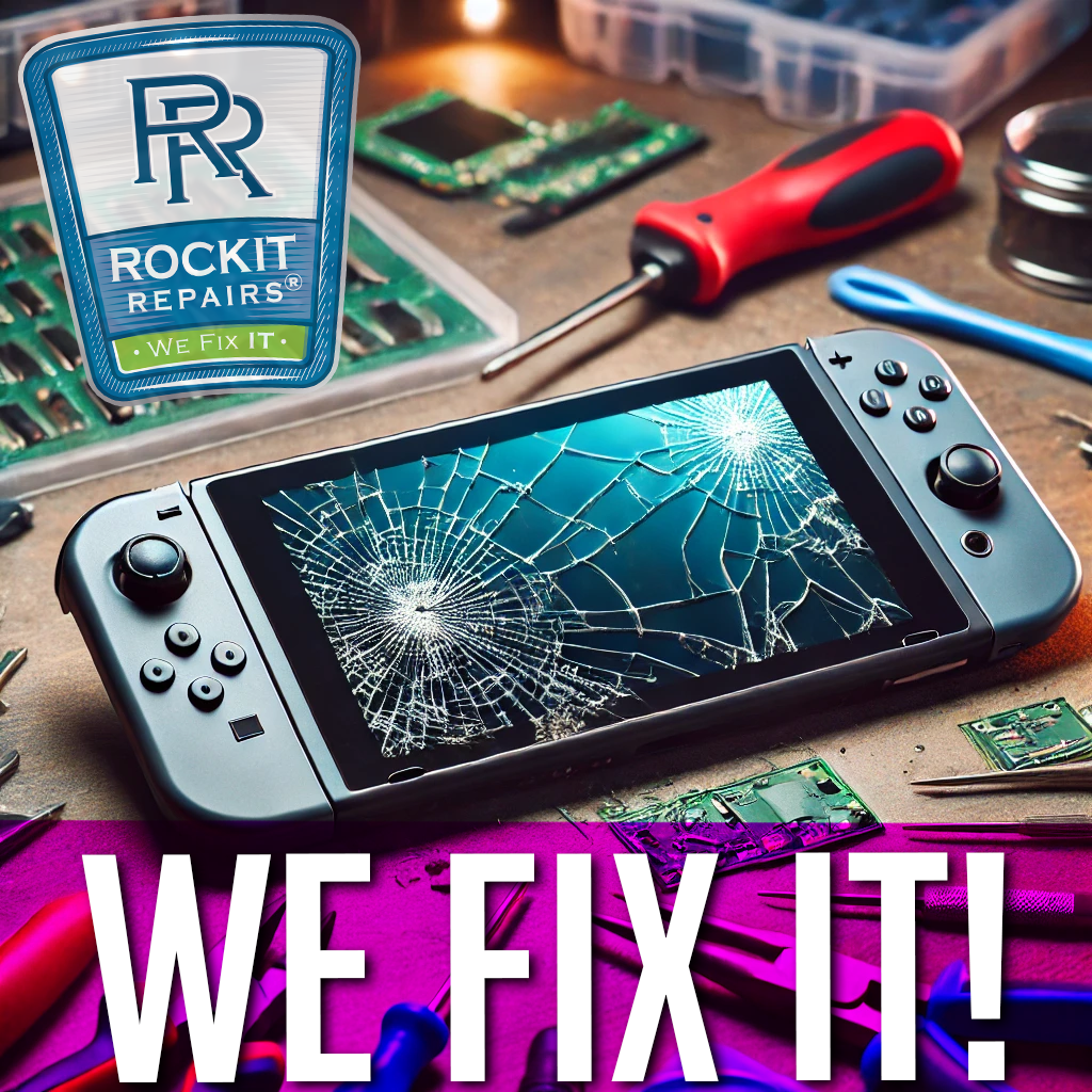 Nintendo switch cracked screen repair