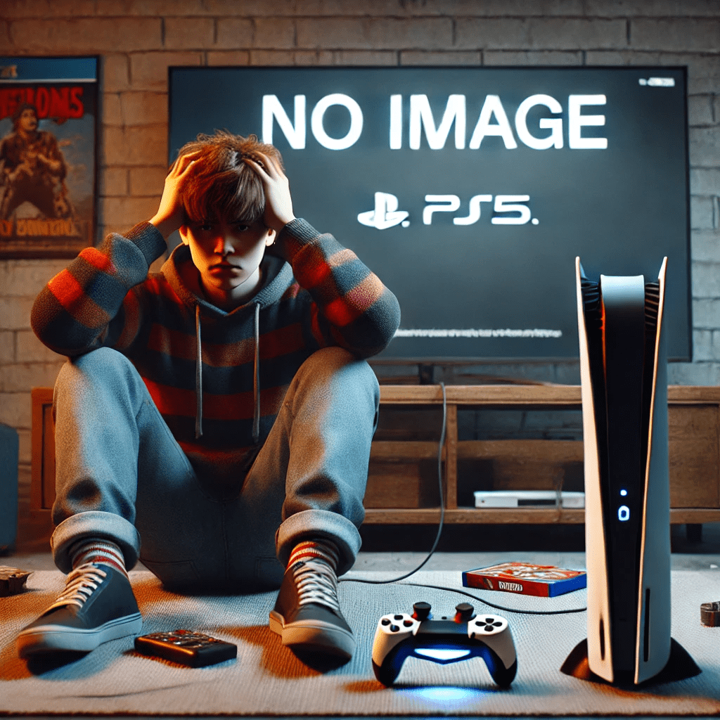 No image displayed issue on playstation 5